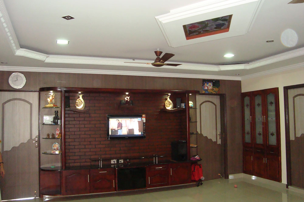 middle class house interior
